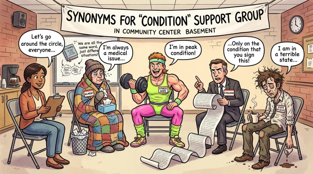 synonyms for condition