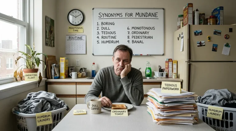 synonyms for mundane