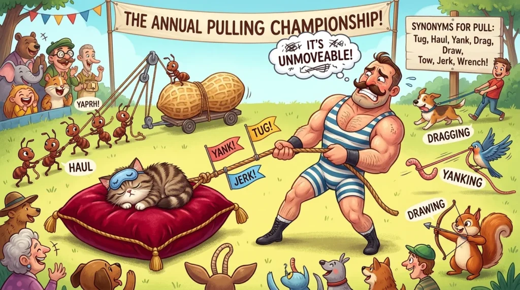synonyms for pull
