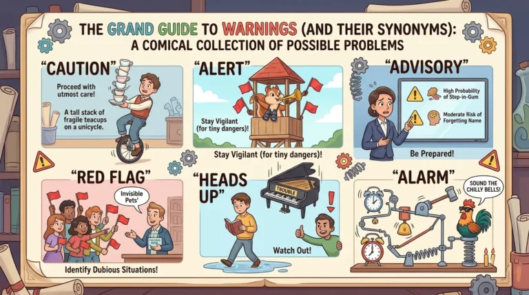 synonyms for warning